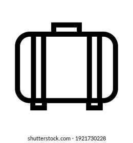 suitcase icon or logo isolated sign symbol vector illustration - high quality black style vector icons
