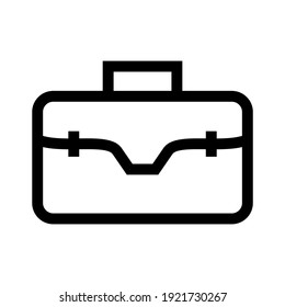 suitcase icon or logo isolated sign symbol vector illustration - high quality black style vector icons
