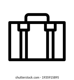 suitcase icon or logo isolated sign symbol vector illustration - high quality black style vector icons
