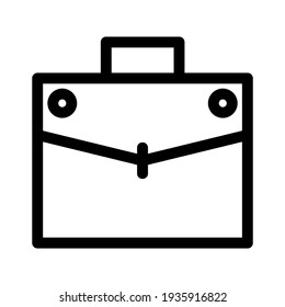 suitcase icon or logo isolated sign symbol vector illustration - high quality black style vector icons
