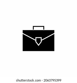 plantilla de diseño vectorial de logotipo de icono de maleta