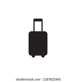 Suitcase icon logo. Vector image