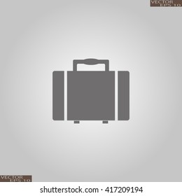 suitcase icon. luggage symbol