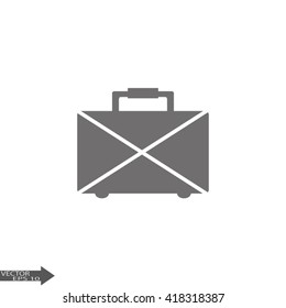 suitcase icon. luggage symbol