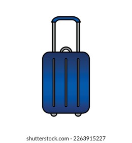 Suitcase icon on white background.