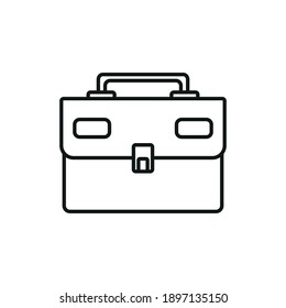 Suitcase icon outline.Travel baggage vector icon, Briefcase icons outline 