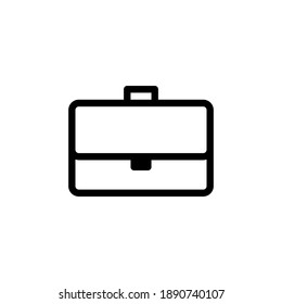 Suitcase icon set. Briefcase vector icon. Business bag icon symbol.