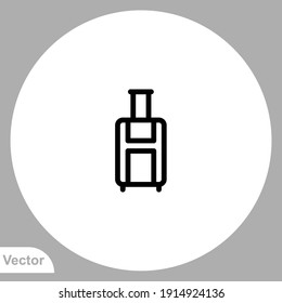 Suitcase icon sign vector,Symbol, logo illustration for web and mobile