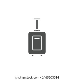 Suitcase icon. Simple glyph, flat vector of summer icons for ui and ux, website or mobile application