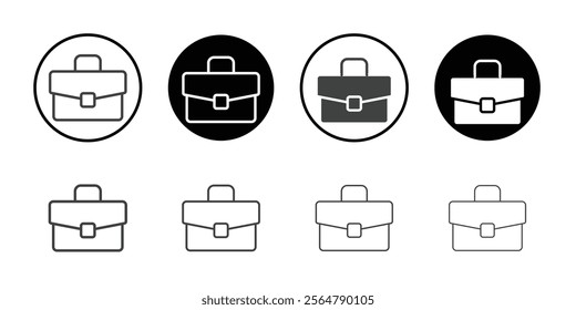 Suitcase icon simple vector symbol