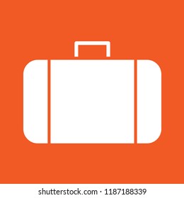 Suitcase icon, stock vector illustration, EPS10.