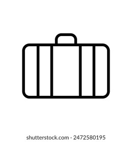 suitcase icon symbol vector template
