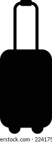 Suitcase icon. travel baggage vector icon. luggage icon