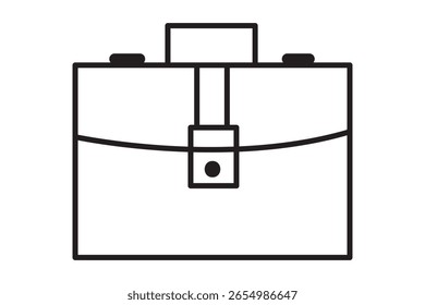 suitcase icon, travel luggage vector, simple trolley bag illustration, outline travel bag symbol, minimalist luggage line art, vacation baggage drawing, rolling suitcase icon, black and white travel 
