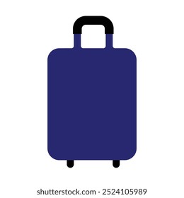 ícone de mala. viagem e viagem. estilo de design de contorno. adequado para o turismo, web e etc. modelo de design de vetor
