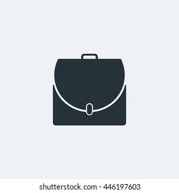 Suitcase icon in trendy flat style background, image jpg, vector eps, flat web, material icon, UI illustration