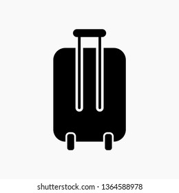 suitcase icon vector