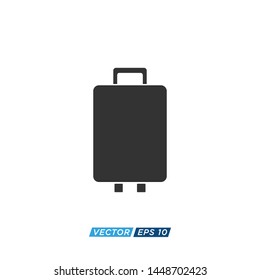 Suitcase Icon Vector Design Illustration 