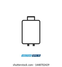 Suitcase Icon Vector Design Illustration 