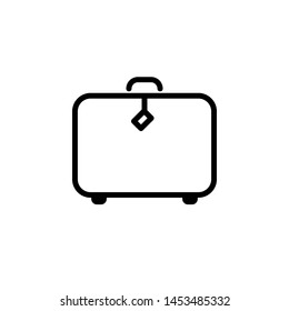 Suitcase Icon Vector Design Illustration eps