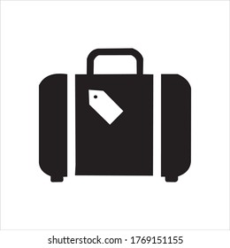 Suitcase Icon Vector Design Illustration