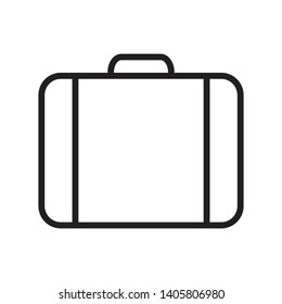 Suitcase icon vector design template