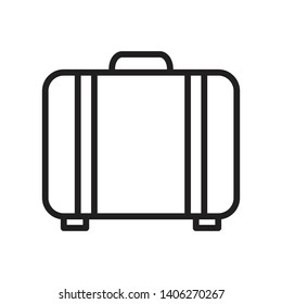 Suitcase icon vector design template