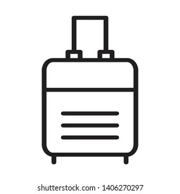 Suitcase icon vector design template