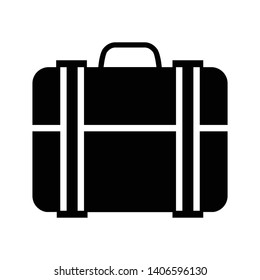 Suitcase icon vector design template is the best