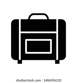 Suitcase icon vector design template is the best