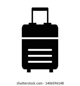 Suitcase icon vector design template is the best