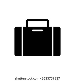 suitcase icon vector design template