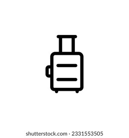 Suitcase icon vector design trendy