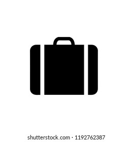 Suitcase Icon. Vector Illustration