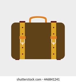 Suitcase icon vector illustration