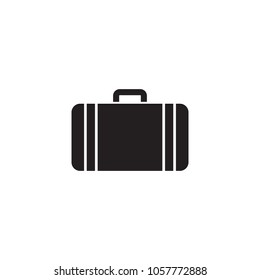 Suitcase icon. Vector illustration, EPS 10.