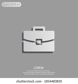 suitcase icon. Vector illustration EPS 10.