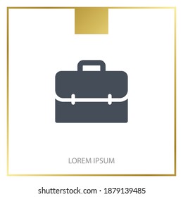 suitcase icon. Vector illustration EPS 10.