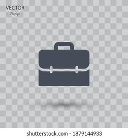 icono de maleta. Ilustración del vector EPS 10.