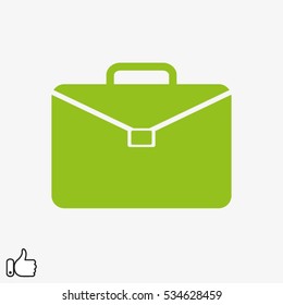 suitcase icon, vector illustration EPS 10