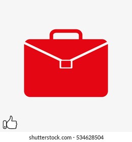suitcase icon, vector illustration EPS 10