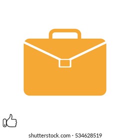 suitcase icon, vector illustration EPS 10