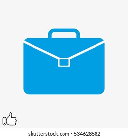 suitcase icon, vector illustration EPS 10