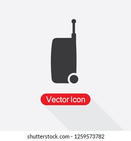 Suitcase Icon Vector Illustration Eps10