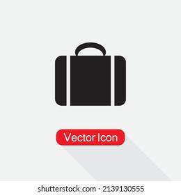 Suitcase Icon Vector Illustration Eps10