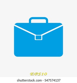 suitcase, icon, vector illustration eps10