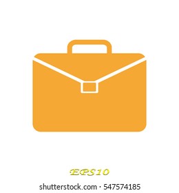suitcase, icon, vector illustration eps10