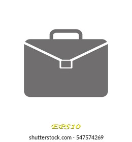 suitcase, icon, vector illustration eps10