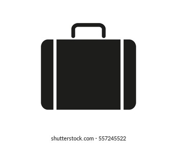 suitcase, icon, vector illustration eps10
