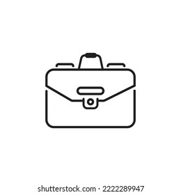 suitcase icon vector illustration logo design